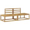vidaXL Utend&oslash;rs End Sofagruppe 2 Stk Hvit 182,5 x 63 x 73 cm