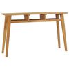 vidaXL Konsollbord 120x35x75 cm heltre teak