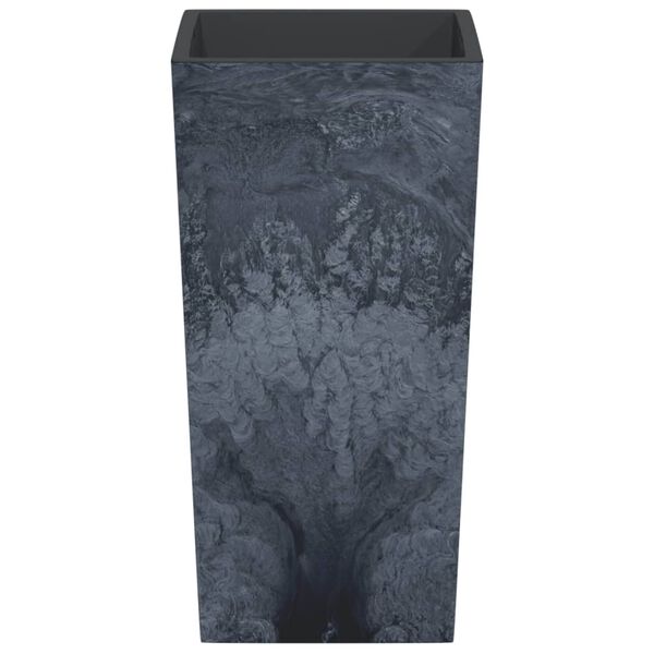 vidaXL Plantekasse med avtakbar potte antrasitt 21 / 49 L PP-betong