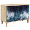 vidaXL TV-skap RAALTE 69 x 33 x 50 cm Sonoma Konstruert tre