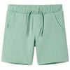 vidaXL Barneshorts med snor lysekaki 140