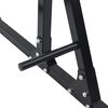 vidaXL Pull-Up Bar Stasjon Svart 101 x 102 x 235 cm Pulverlakkert stål