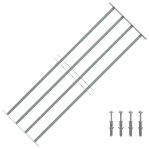 vidaXL Vindusgitter justerbart 1000-1500 mm