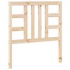 vidaXL Sengegavl 96x4x100 cm heltre furu