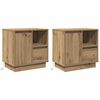 vidaXL Nattbordskap 2 stk. Artisan Eik 50 x 34,5 x 50 cm.