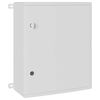 vidaXL Kontrollskap Gr&aring; 57 x 23 x 60 cm ABS-plast