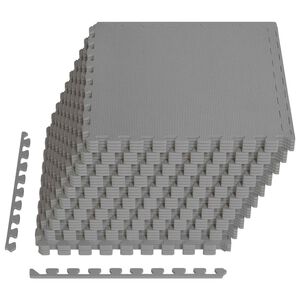 vidaXL Bassenggrunnmatte 40 stk. Gr&aring; 14,4 m&sup2; EVA Skum