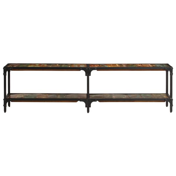 vidaXL TV-benk 150x30x41 cm gjenvunnet heltre