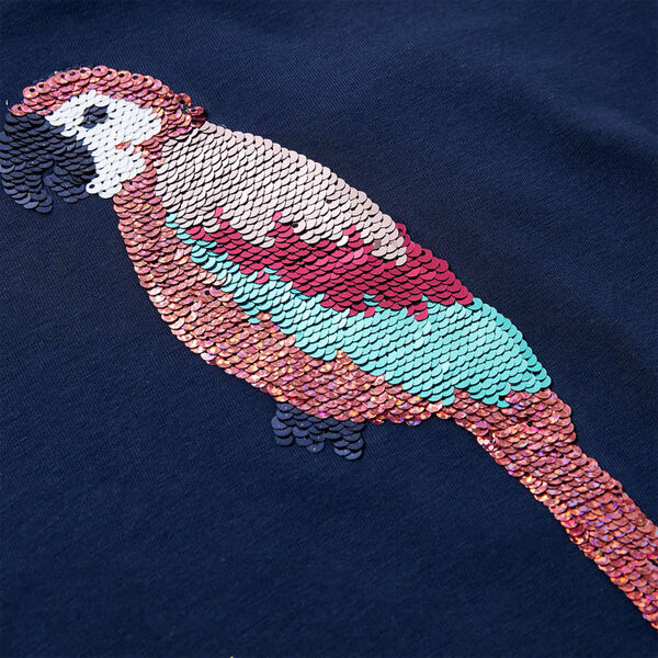 T-skjorte for barn marineblå 104