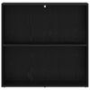 vidaXL Bokhylle Svart Eik 60 x 30 x 76.5 cm Konstruert tre