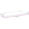 vidaXL Skrivebordsplate 80x40x1,5 cm bambus