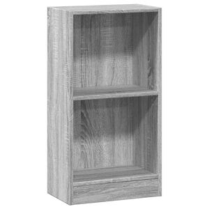 vidaXL Bokhylle gr&aring; sonoma 40x24x76 cm konstruert tre