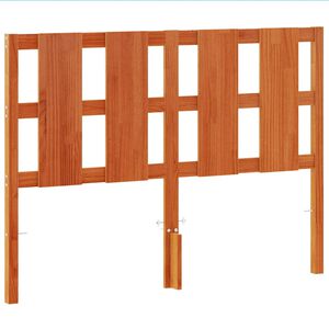 vidaXL Hodegavl voksbrun 135 cm heltre furu