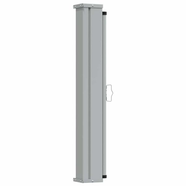 vidaXL Uttrekkbar sidemarkise 100x300 cm svart