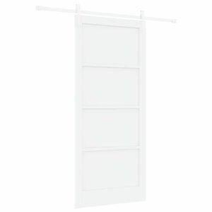 vidaXL Skyved&oslash;r ORKDAL Hvit 93 x 211 cm Massiv furu