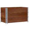 vidaXL Plantekasse brun 100x50 cm heltre furu