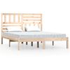 vidaXL Sengeramme heltre furu 160x200 cm