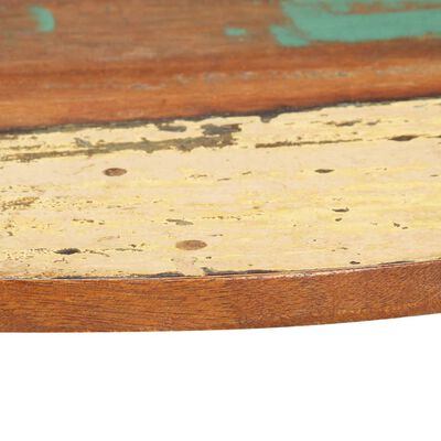 vidaXL Rund bordplate 50 cm 15-16 mm gjenvunnet heltre