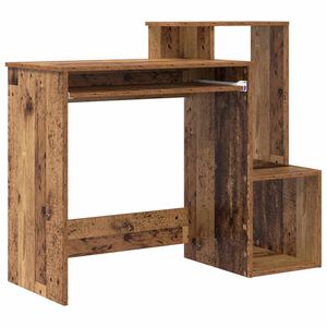 vidaXL Skrivebord Gamle tre 106 x 41 x 88.5 cm Konstruert tre
