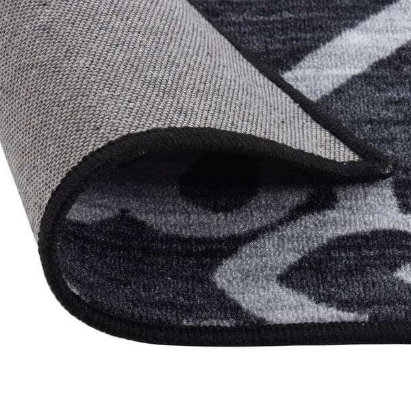 vidaXL Teppel&oslash;per svart 80x500 cm