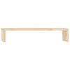 vidaXL Monitorstativ 50x27x10 cm heltre furu
