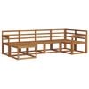 vidaXL Utend&oslash;rs sofa-sett 6 pcs Naturlig