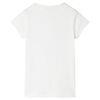 T-skjorte for barn ecru 92