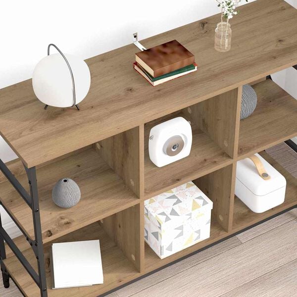 vidaXL Serviesskap Artisan Eik 102 x 32 x 73,5 cm