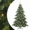 vidaXL Kunstig sammensatt juletre med 300 LED gr&oslash;nn 180 cm PVC og st&aring;l