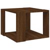 vidaXL Salongbord brun eik 40x40x30 cm konstruert tre
