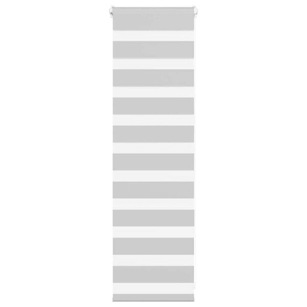 vidaXL Sebragardin lysegr&aring; 40x100 cm stoff bredde 35,9 cm polyester