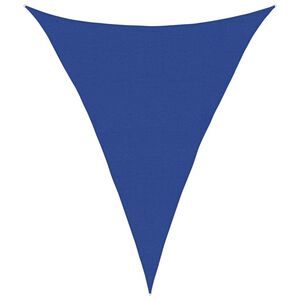 vidaXL Solseil 160 g/m&sup2; trekantet bl&aring; 4x5x5 m HDPE