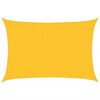 vidaXL Solseil 160 g/m&sup2; rektangul&aelig;r gul 2x3 m HDPE