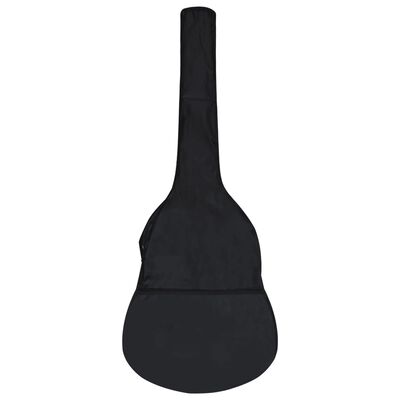 vidaXL Gitarveske for 1/2 klassisk gitar svart 95x36,5 cm stoff