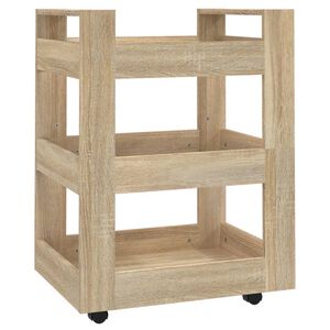 vidaXL Kj&oslash;kkentralle sonoma eik 60x45x80 cm konstruert tre