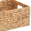 vidaXL Oppbevaringskurver 3 pcs Naturlig 40 x 30 x 18 cm Vannhyasint