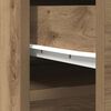 vidaXL Highboard artisan eik 37,5x35x180 cm konstruert tre