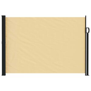 vidaXL Utklappbart side markise sand 300 x 140 cm Polyester