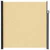 vidaXL Utklappbart side markise sand 600 x 220 cm Polyester