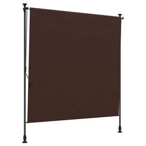 vidaXL Utend&oslash;rs Rullegardin Brun 120 x 270 cm