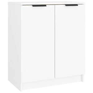 vidaXL Skoskap hvit 59x35x70 cm konstruert tre