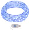 vidaXL Eventyrlysslynger 40 m 400 LED bl&aring; 8 funksjoner