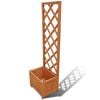 vidaXL Plantekasse med espalier 40x30x135 cm heltre gran