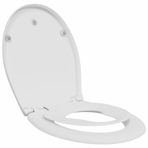 vidaXL Toalettsete Hvit 47 x 37 x 4 cm Duroplast