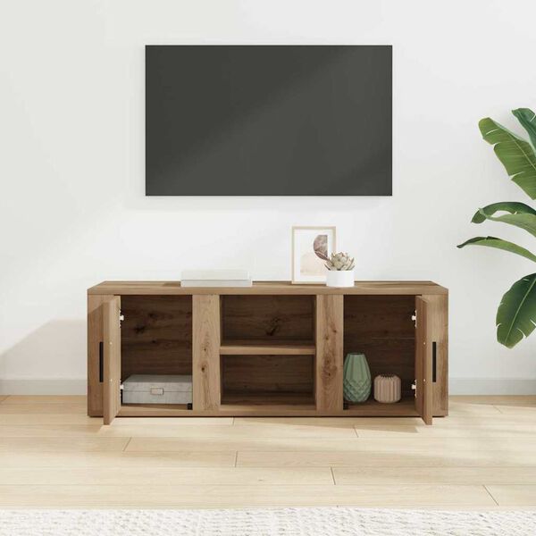 vidaXL TV-skap Artisan Eik 100 x 31,5 x 35 cm Konstruert tre