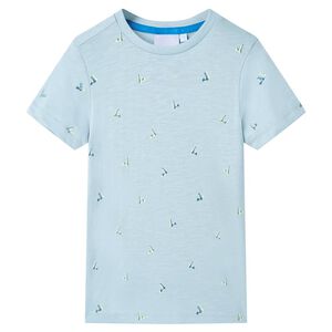 T-skjorte for barn bl&aring; 104