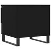 vidaXL Salongbord 2 stk svart 50x46x50 cm konstruert tre