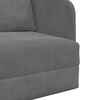 vidaXL Sammenleggbar Sofa seng M&oslash;rkegr&aring; 65 x 80 x 83 cm Fl&oslash;yel
