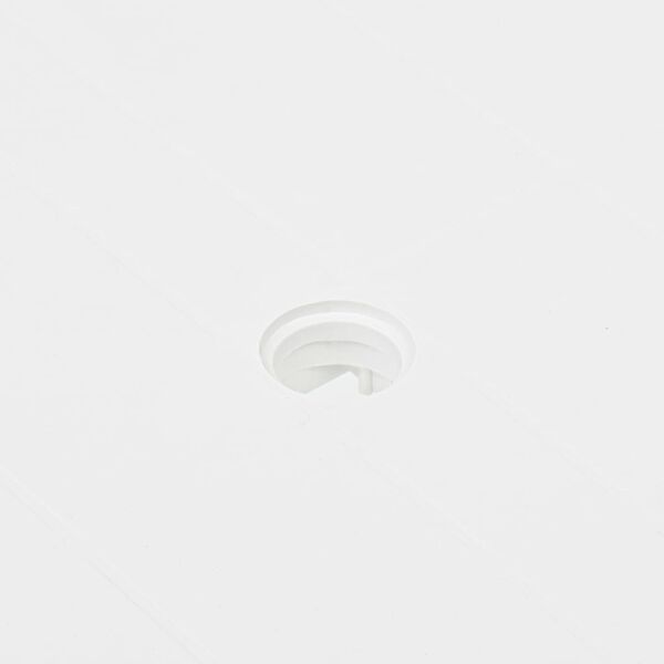 vidaXL Hagebord hvit 80x75x72 cm plast