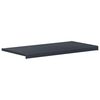 vidaXL Vinduskarmer Anthracitt med trestruktur 80 x 40 x 4,5 cm PVC
